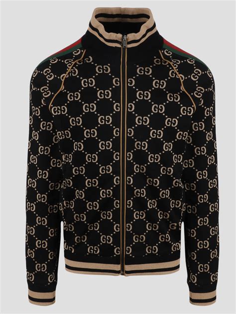 gucci bubble coat|Gucci bomber track jacket.